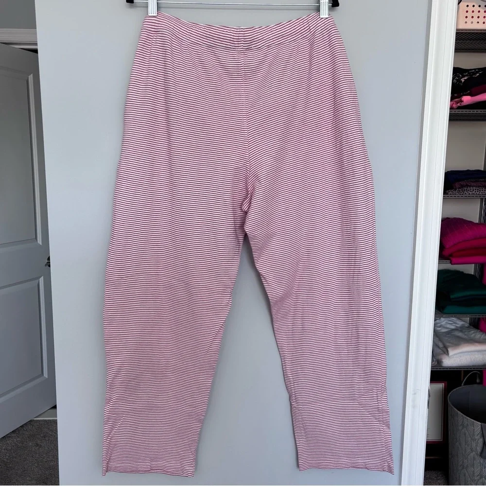 LAKE Pajamas Men’s Red Striped Pajama Pants – Size XL